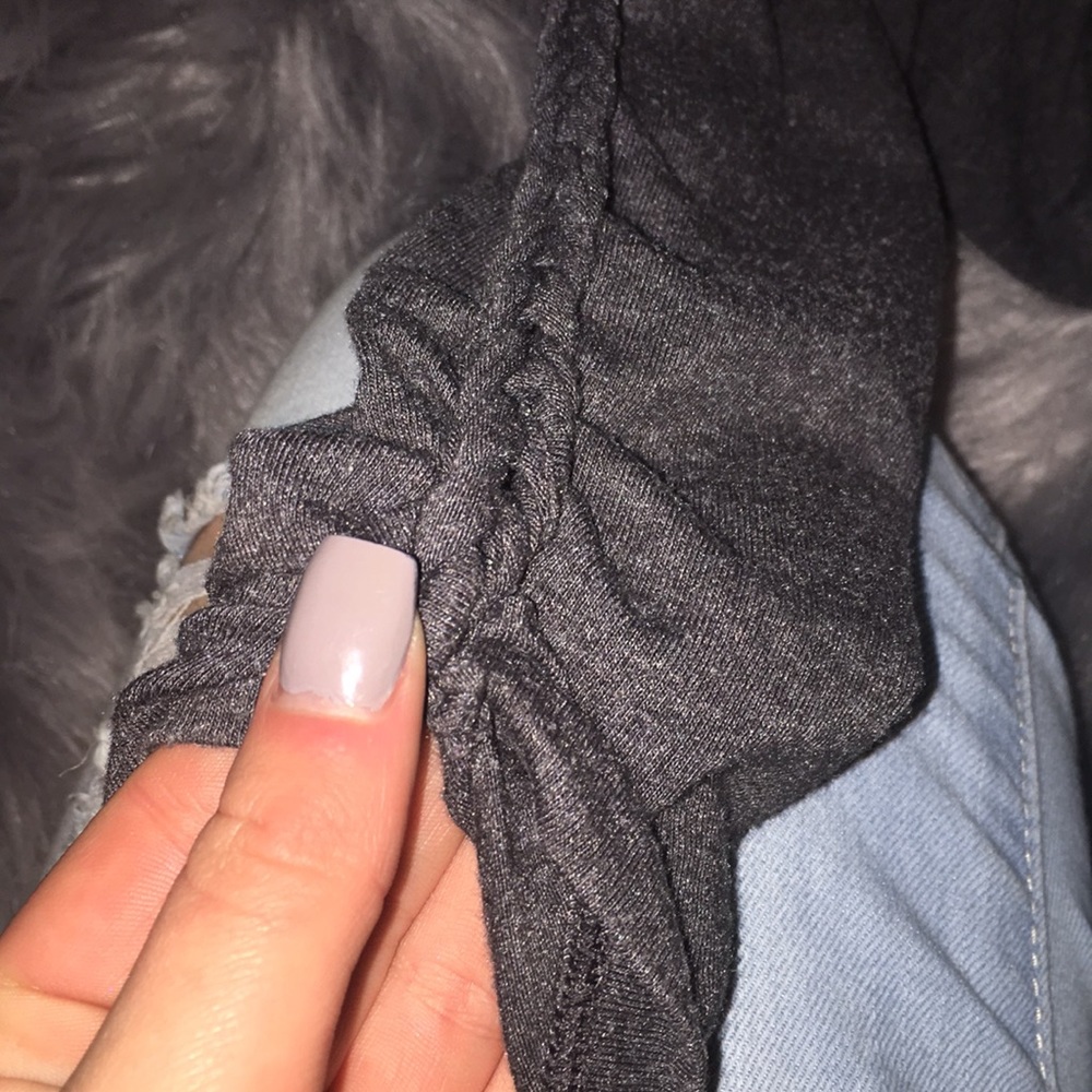TRADING braided bottom leggings